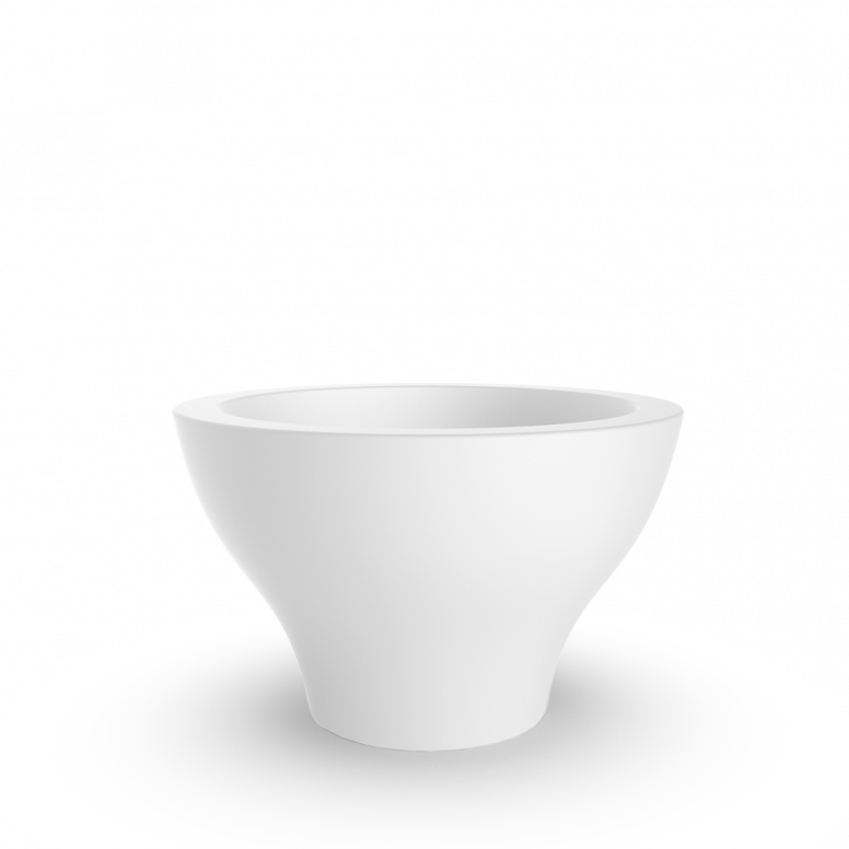 Кашпо Vetro 50 белого цвета