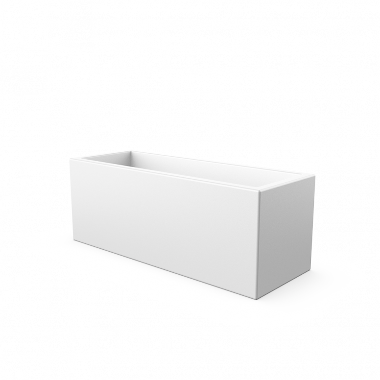 Кашпо Cubric 30*80 DB белого цвета