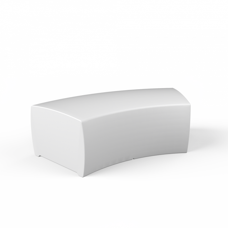 Скамья Track Arc белого цвета