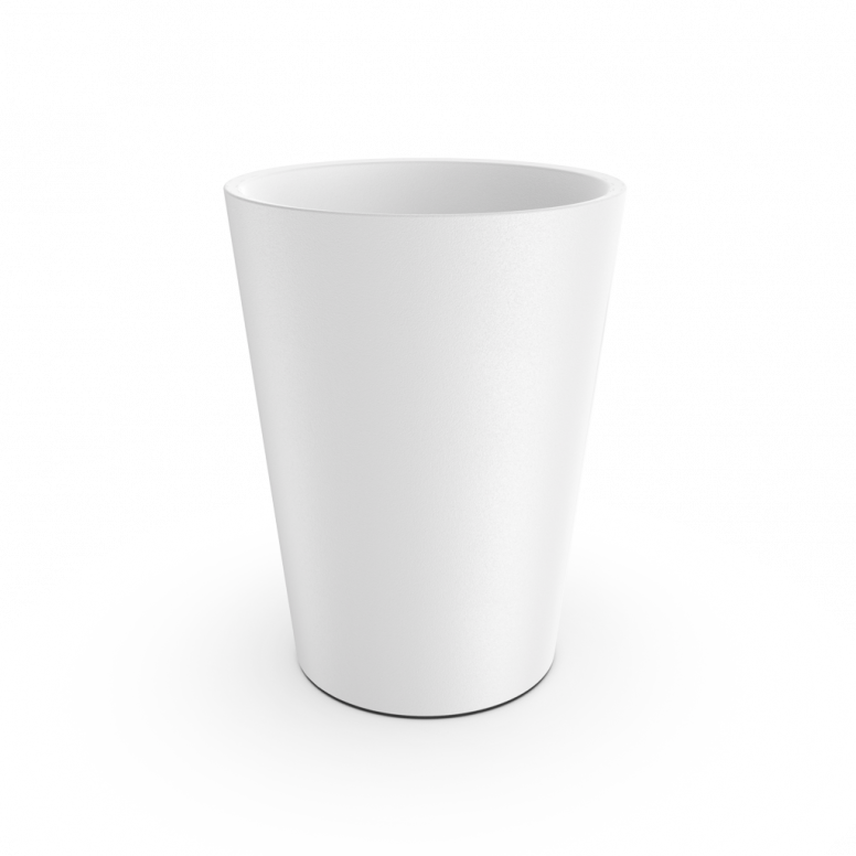 Кашпо Bloom 67 белого цвета