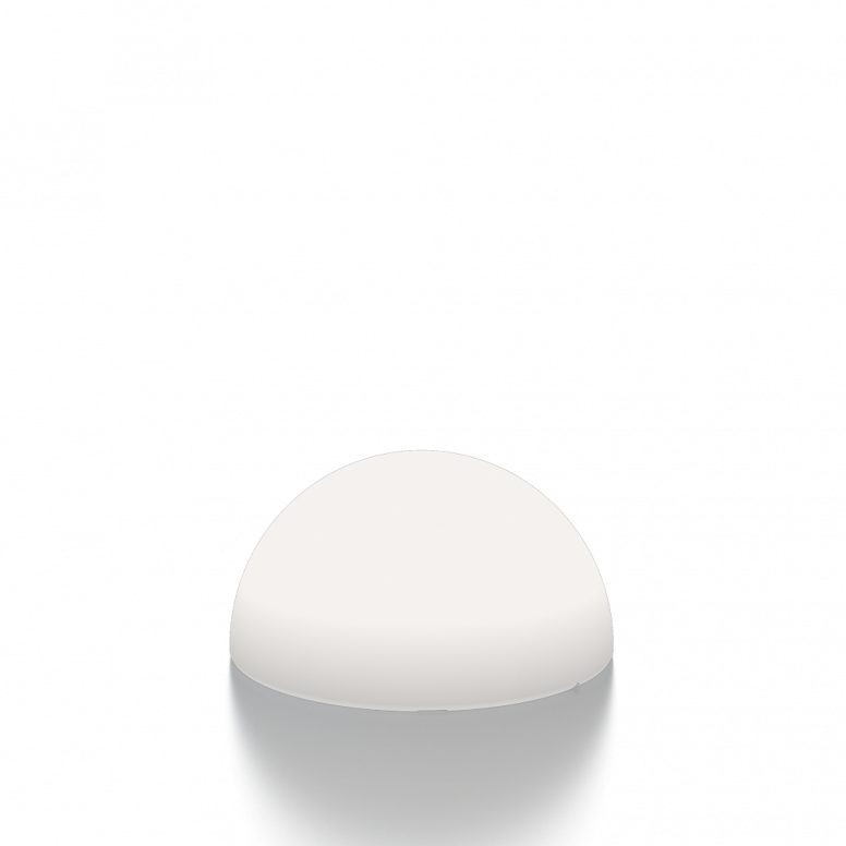 Светильник ландшафтный Emisfero 50 белого цвета 