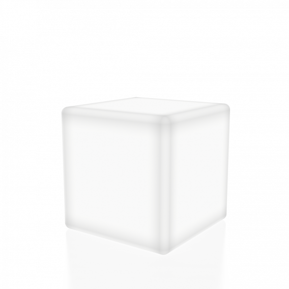 Светящийся куб Cube 60 белого цвета 