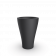 Кашпо Vetro 80 DB графитового цвета
