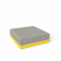 Пуф Quarter modular с подушками желтого цвета / аксессуар Light grey