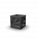 Кашпо Icelandic Cube DB Black Granite