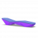 Шезлонг Quaro с подушками сиреневого цвета / аксессуар темно-синего цвета