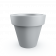 Кашпо classic 150 DB серого цвета