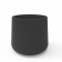 Кашпо Grace planter 110 DB черного цвета