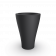 Кашпо Vetro 100 DB графитового цвета