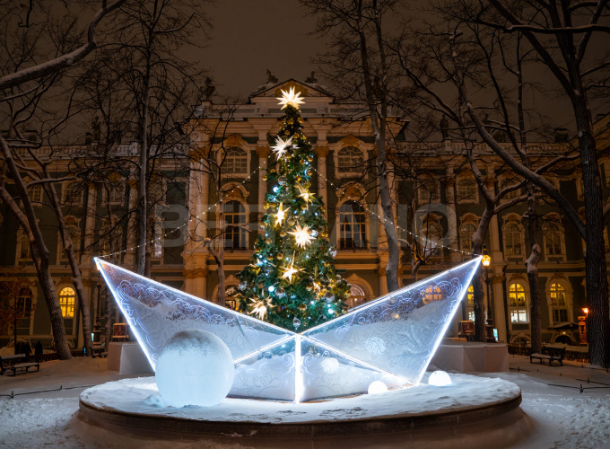 Внутренний двор Эрмитажа