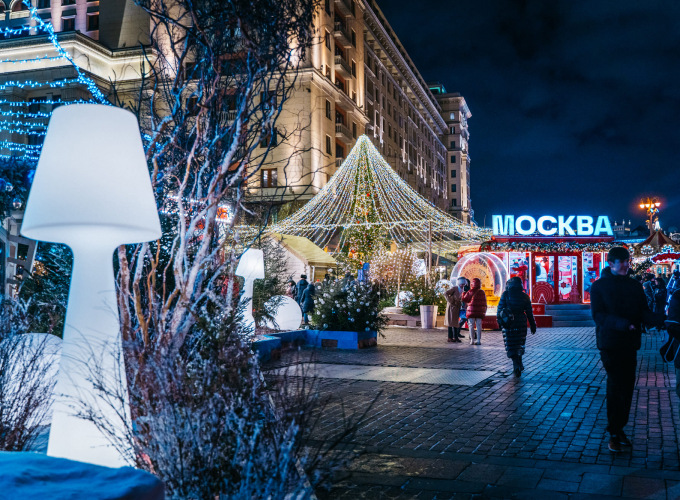 Новый год на Манежной площади